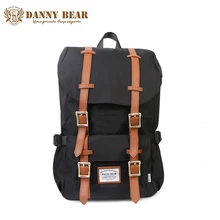 

DANNY BEAR Men Large Nylon Travel Backpacks Students Waterproof Big Back Pack Bag For School Colorful Top Quality Bags Mochila