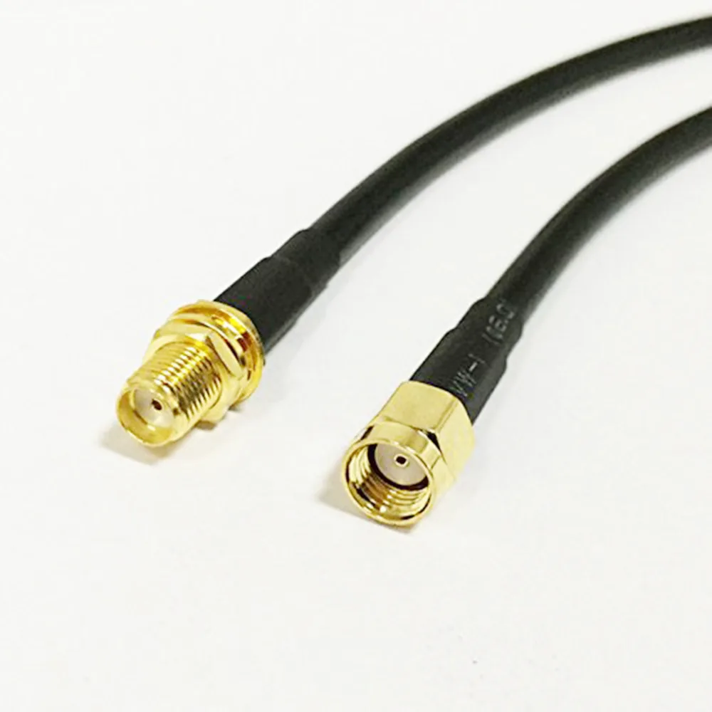 RP SMA Male to SMA Female RF Adapter Connectors WiFi Wireless