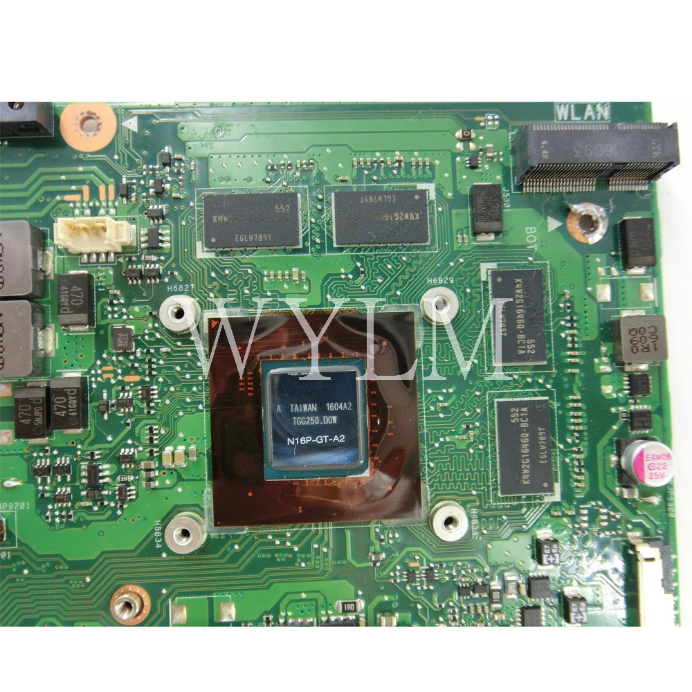  N552VX motherboard With I7-6700HQ CPU GTX950M mainboard For ASUS N552V N552VX N552VW laptop motherb