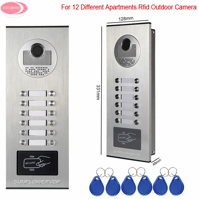 Access Control Rfid Unlock 12 Keys Door System For 12