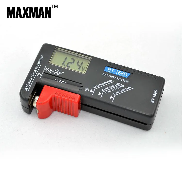 Universal Battery Checker Tester Portable Digital Battery Tester Button