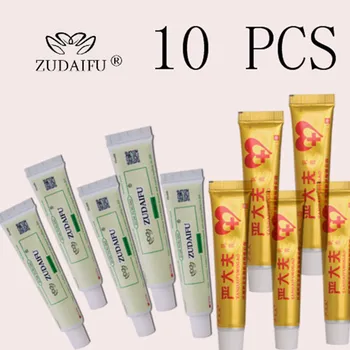 

5 ZUDAIFU body creams add 5 YANDAIFU creams without box men women skin care body relieve Psoriasis Dermatitis Eczema Pruritus