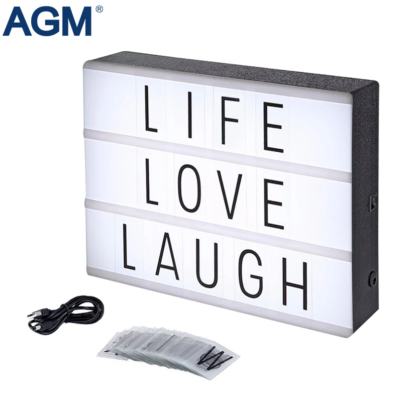 DIY Cinematic Light Box Battery USB Powered Lightbox A4 A5 Size With