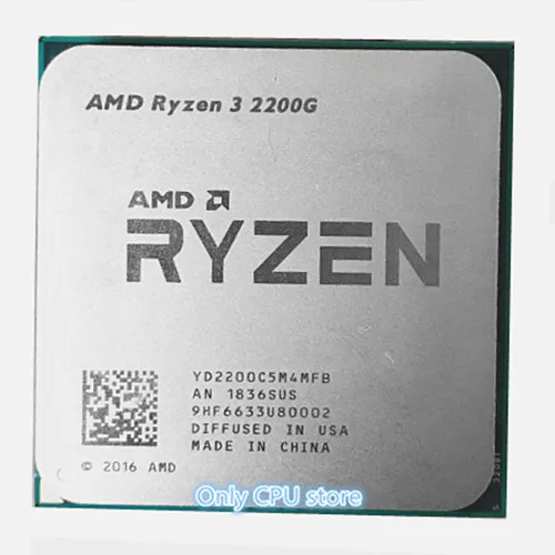 

RYZEN 3 2200G 3.5 GHz Quad-Core CPU Processor YD2200C5M4MFB Socket AM4 Free Shipping