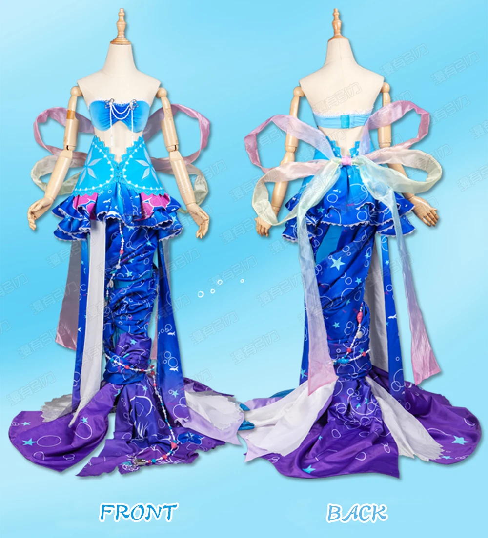 Anime Cosplay Costume Eli Ayase Cosplay Love Live! School Idol Project Mermaid Idolized Awakening Uwowo Costume (6)