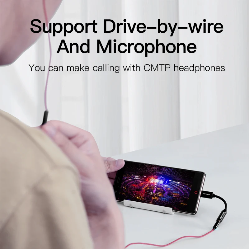 Vention USB Type C 3 5 мм адаптер для наушников штекер AUX аудио разъем Xiaomi 6 Mi6 MIX 2 Huawei Mate10 P20| |