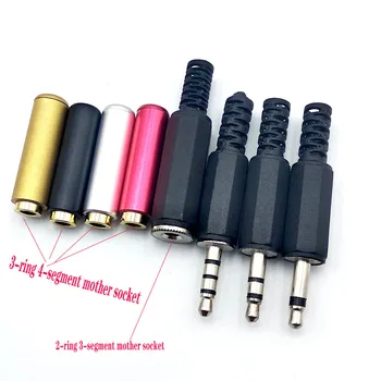 

3.5mm Audio Stereo / Mono Plug jack 3.5 Male Female Plug Jack Charging Connector for Phone Headset Welding Type