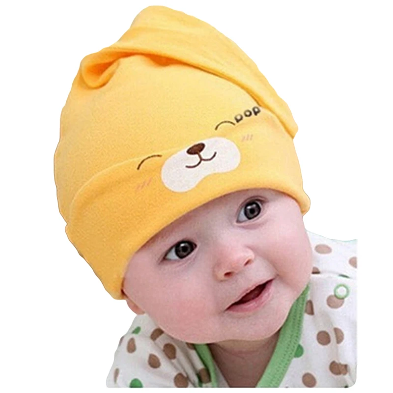 1pc/lot New Baby Hat Knitting Beanies Child Sleep Hats Toddler Cap Kids