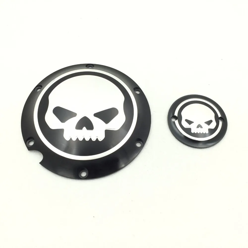 

Aftermarket Skull Engine Derby Timer Cover For For Harley Davidson XL1200C Sportster 883 XL 1200X Forty-Eight Seventy Two