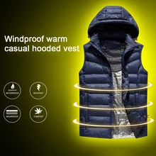 Новинка, мужской женский жилет с электрическим подогревом, тепловой жилет с зарядкой от usb, горячая Распродажа, перьевая ткань, зимняя куртка для охоты