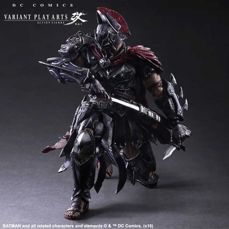 Play Arts Kai Batman 1/6 Масштаб Окрашенные фигуры Variant Ver. Вечная спартанская ПВХ Фигурки Коллекционная модель игрушки