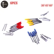 6 шт Mimaki плоттер резак Вольфрам Сталь 30/45/60 градусов лезвие Mimaki виниловый режущий печатающая головка Roland плоттер лезвие кухонная утварь