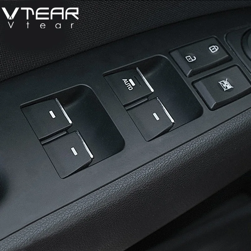 Vtear для Hyundai Elantra переключатель двери и окна кнопка подъема крышка отделка