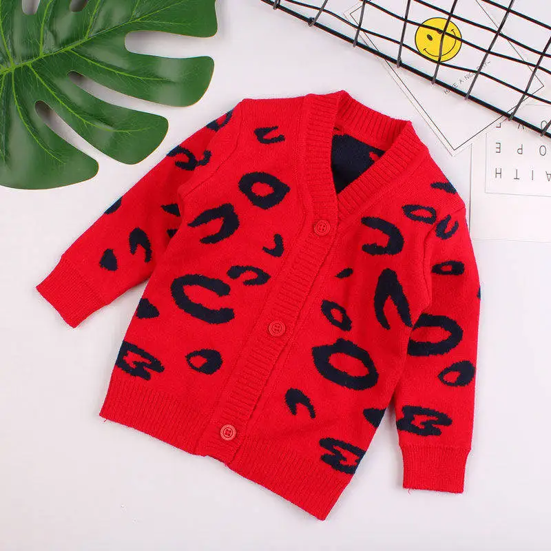 Cotton Baby Boy Sweater V Neck Cardigan for Infant Kids Girls Soft Comfortable Crochet Knitting Warm Outfit Coat Autumn Winter (2)