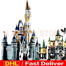LP 16029 замок хогварт LP 16008 Золушка Принцесса модель замка строительные блоки кирпичи игрушки подарки lelyings 5378 71040