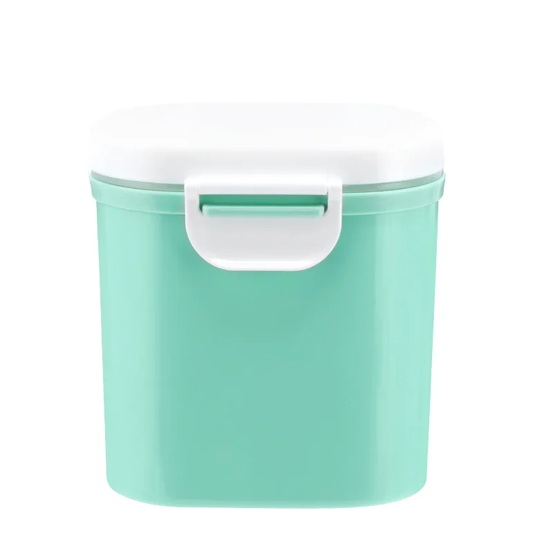 Портативный детский контейнер для сухого молока для младенцев, герметичный контейнер для хранения еды, органайзер для кормления, ПП коробка, T2148 - Цвет: LONG GREEN