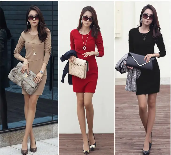 Платье Бежево Красного Цвета фото 24