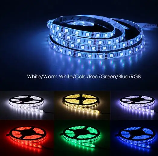 Светодиодная лента 24 в 5050 SMD 60 светодиодов/м светильник 5 м В светодиодная SMD5050 не