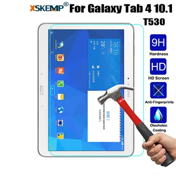 

XSKEMP Anti-Explosion Tablet Screen Protector For Samsung Galaxy Tab 4 10.1" T530 T531 T535 T537 Scratch Proof Protective Film