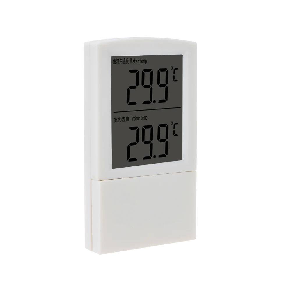 

Senzeal Aquarium Double LCD Display Digital Electronic Pet Thermometer Digital Outdoor Temperature Measure Tool Aquatic Product