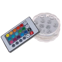 1 комплект аксессуаров светодиодный свет с пультом дистанционного управления водопроводные батареи цветные огни