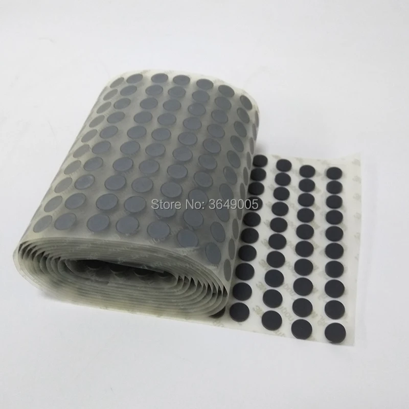 

3M SJ5816 die cutting black bumpon 9mm Circle adhesive round rubber disc