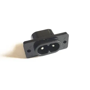

Male Plug Mounting Hole Design IEC320 C8 AC Power Socket Connector 2.5A 250V