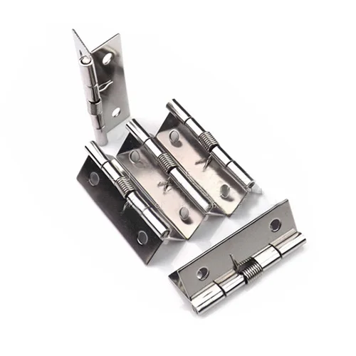 

Furniture cabinet with 50 x 38 x 5mm, spring hinges made of stainless steel, silver, 2 pieces