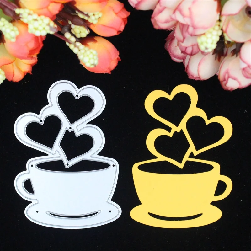 

Love Cup Metal Cutting Dies Stencils for DIY Scrapbooking/photo album Decorative Embossing DIY Paper Cards