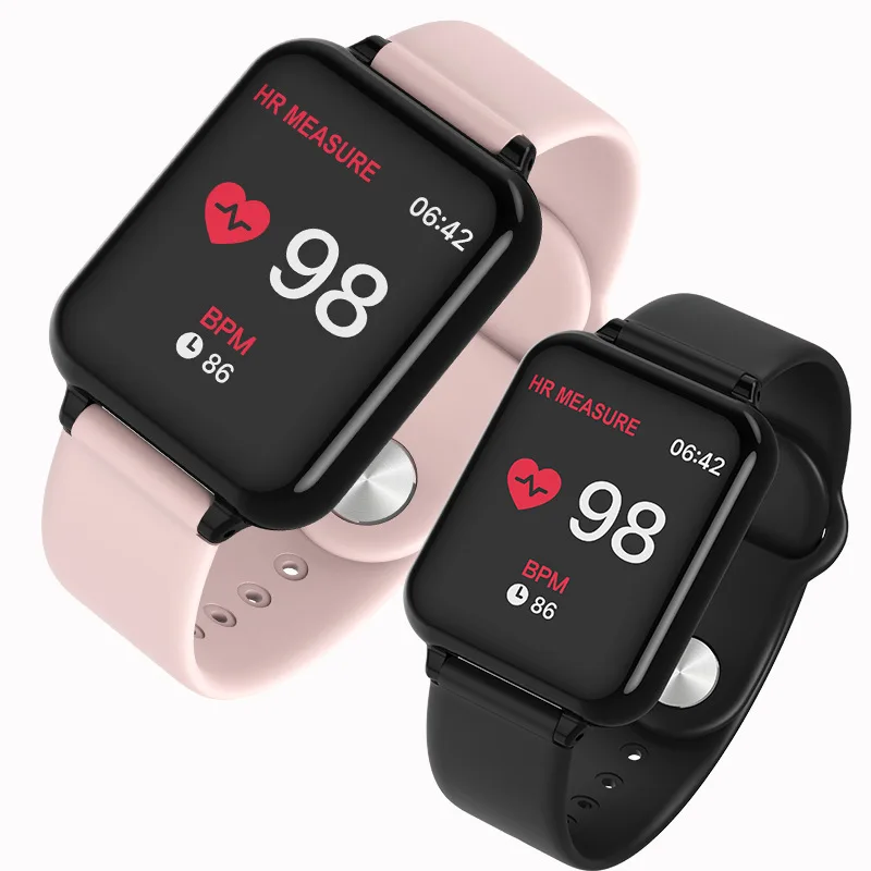 

Sports Smart Watch Heart Rate Blood Pressure Monitor SmartWatch Call Reminder Waterproof Bluetooth Watch For IOS Android phone