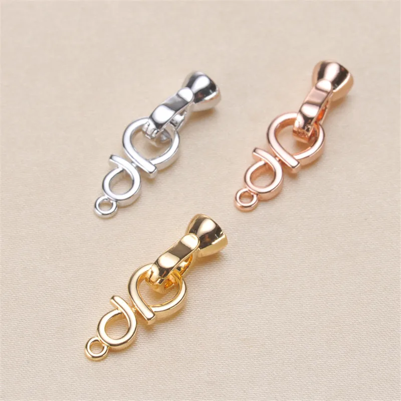 

Wholesale DIY Round Shape Jewelry Making Accessories Silver/Gold/Rose Gold Metal Connector Clasps Findings