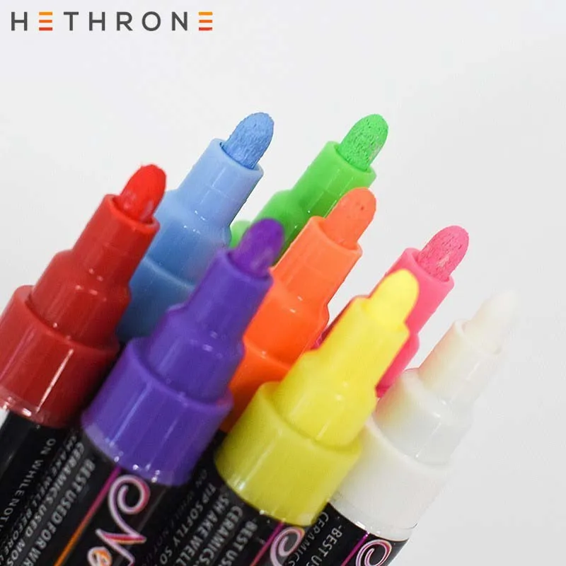 Hethrone 4/6/8/12 Маркер ручки для люминесцентных иск Пастель картина перо искусство