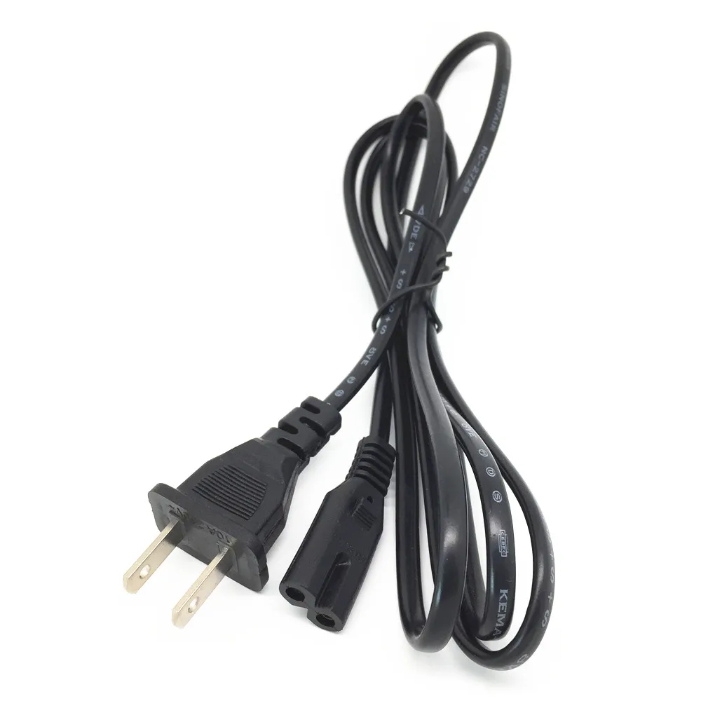 Eu/Us Plug 2-Prong Ac Cavo Di Alimentazione Cavo Di Piombo Per Sony Playstation Ps 2 Ps 3 Xbox Sega Modello Ac-E5220 Ac/Dc Adattatore Di Alimentazione