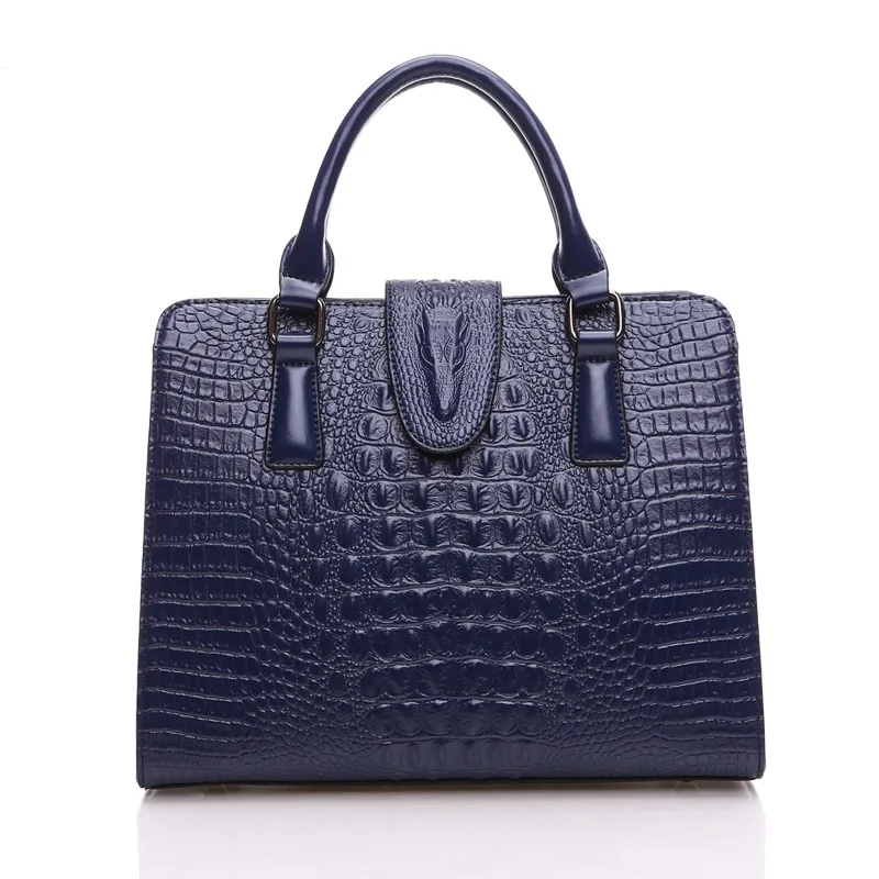 

Hot Sale women handbag women messenger bags ladies shoulder bag genuine leather handbags Crocodile pattern tote bag large bolsos