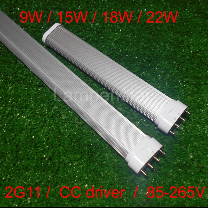 Реальная власть 2G11 светодиодный свет трубки 9 W 12 15 18 22 36WSMD2835 диффузное покрытие AC85