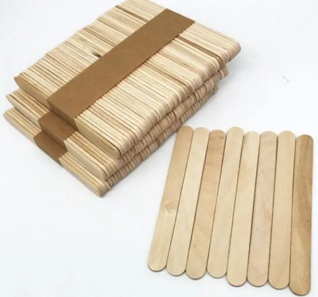 

10pcs/lot 50 pieces of natural wooden stick silicone ice cream mould, suitable for DIY craft art tool of Popsicle boy
