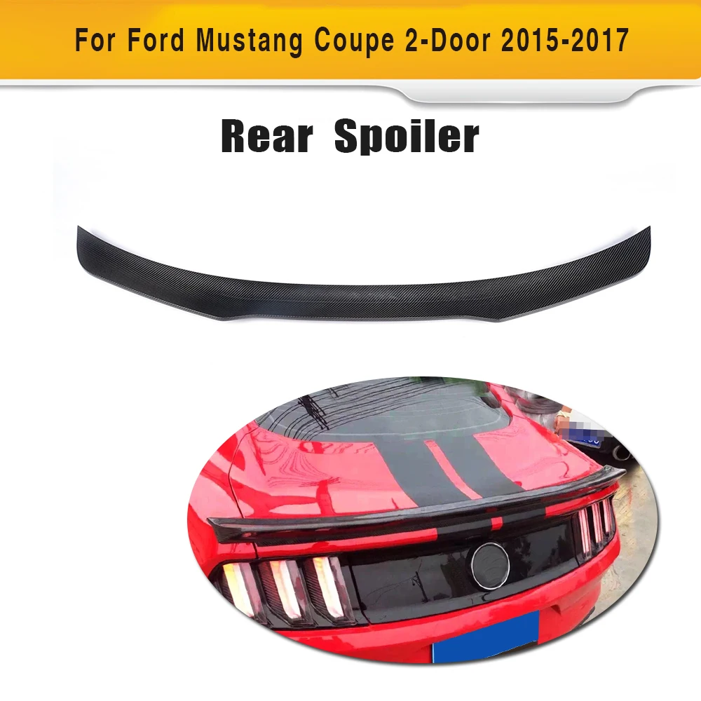 Спойлер для багажника Ford Mustang GT купе 2015 2016 2017 спойлер из углеродного волокна |