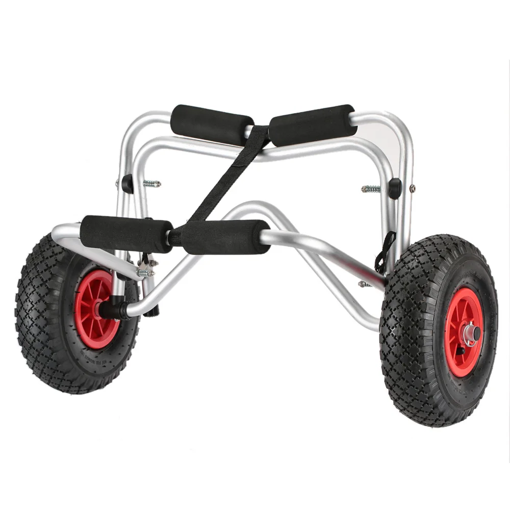 

75KG Loading Capacity Trolley Lightweight Foldable Boat Kayak Carrier Energy-saving Two-wheele Carrier Cart for Kayak Canoe Boat