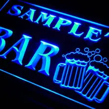 W-tm для персонализированного названия домашнего бара пивные кружки Cheers неоновая вывеска с переключателем вкл/выкл 7 цветов 4 размера
