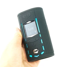 2 шт. чехол с текстурой кожи для VooPoo X217 Woody Vapes 217 Вт TC Box Mod защитный силиконовый чехол-накладка подходит X 217