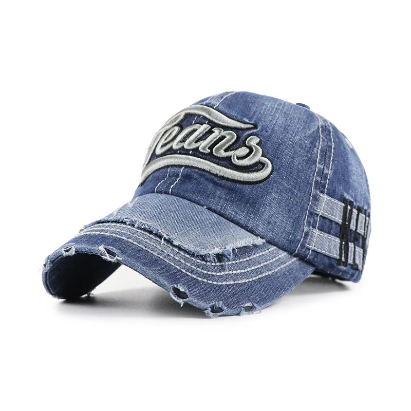 denim visor hats