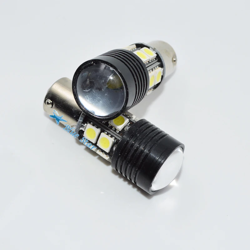 2pcs Super Bright 1156 P21W 12 SMD 5050 R5 Car LED Backup Lights 360
