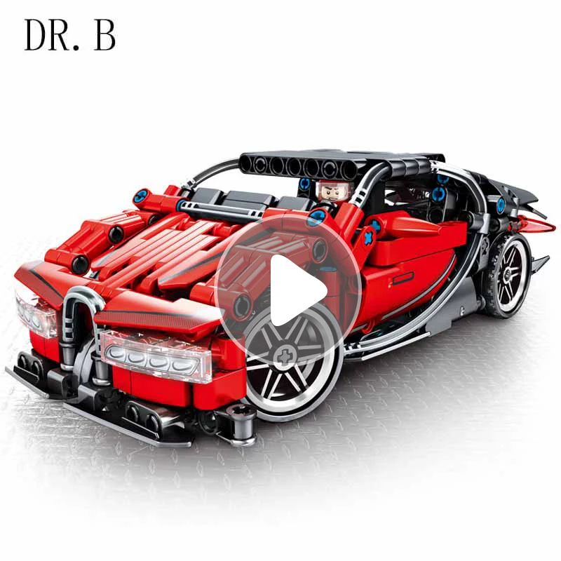 

20086 RC Technic Super Racing Cars Series Champion Compatible 24083 Education Model Building Blocks Bricks Gifts Toys