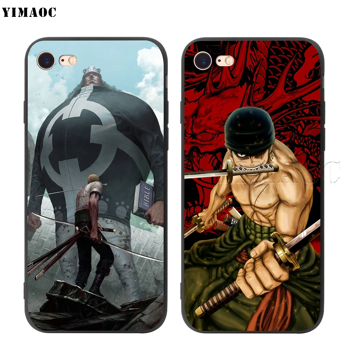 YIMAOC Цельный силиконовый мягкий чехол Roronoa Zoro для iPhone 11 Pro XS Max XR X 8 7 6 6S Plus 5 5S SE