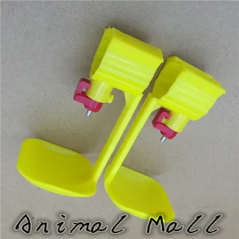 

10 pcs Chicken waterer Automatic drinking cups Yellow crane Cup Poultry wide mouth drinking Ball nipple Chicken tools wholesale