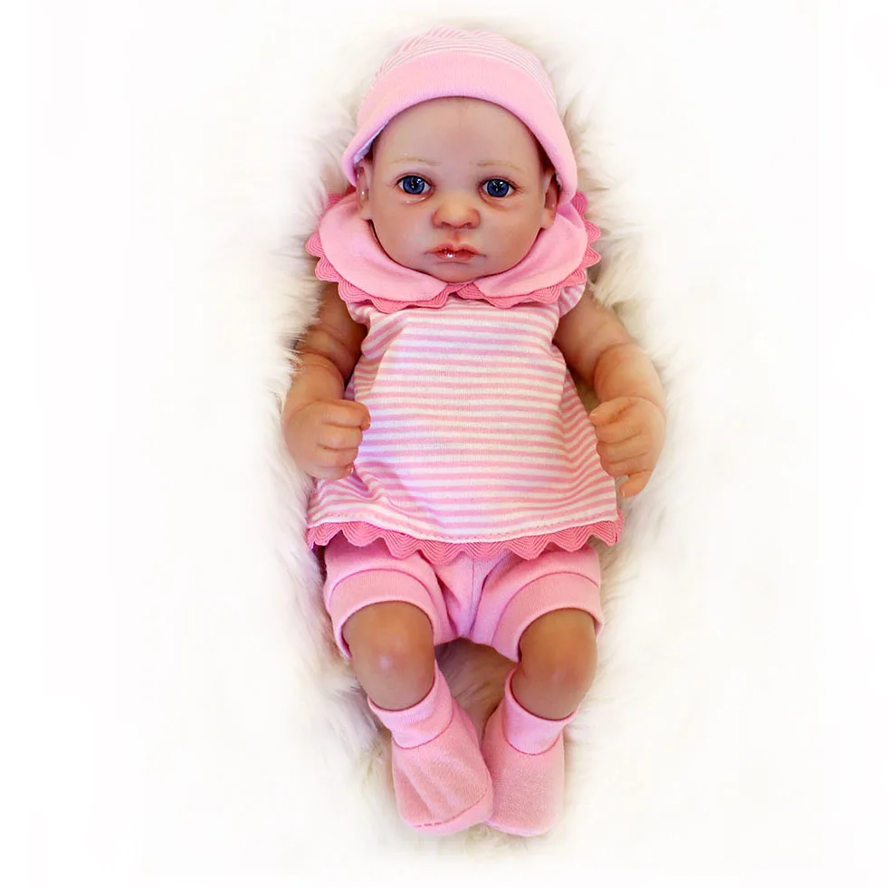 OtardDolls bebe reborn doll 25 см полностью виниловая кукла Реалистичная ручная роспись