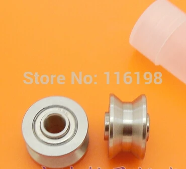 

10pcs TU16 T16 U16 T16.5 ABEC5 6mm pulley bearings 5x16.5x9x11mm U groove roller wheel ball bearing T-U-16