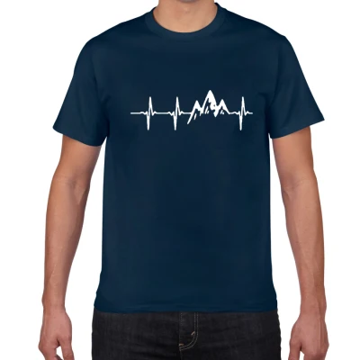 Mechanic Car Heartbeat Футболка мужская Байкерская хлопковая забавная Футболка мужская Causa уличная одежда топы футболки хип-хоп harajuku мужская одежда - Цвет: W316 purplish blue