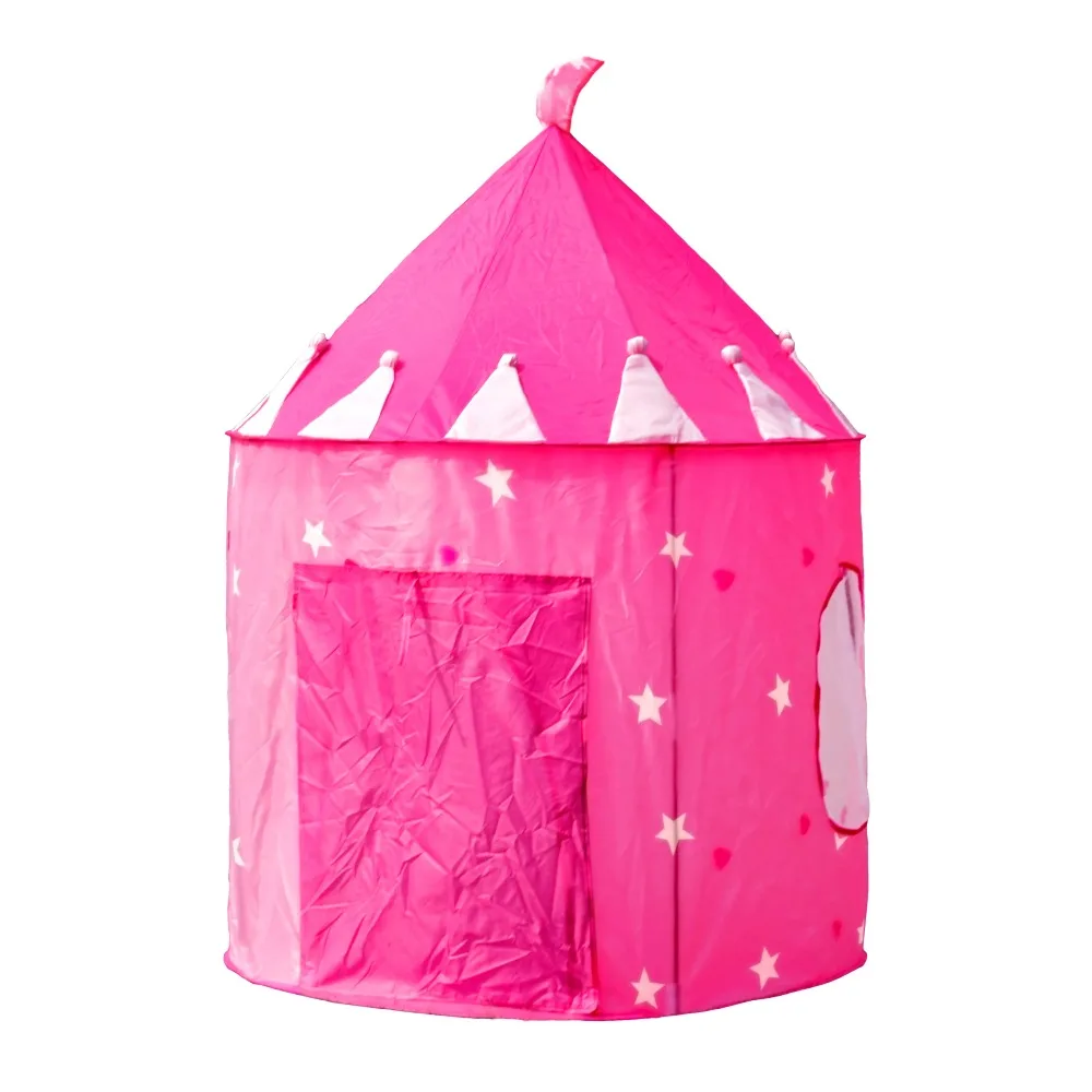 2 цвета, Игровая палатка, портативная складная палатка Tipi Prince, складная палатка для мальчиков, замок, игровой домик, детские подарки, уличные игрушечные палатки