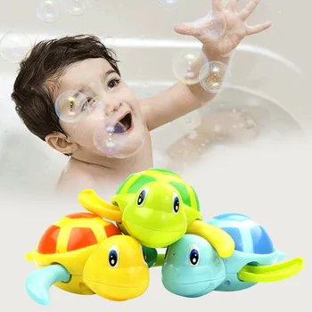

Besegad 3pcs Cute Cartoon Swimming Wind up Turtle Toys Bathing Bath Tub Water Toy for Baby Toddler Children Kids Gifts